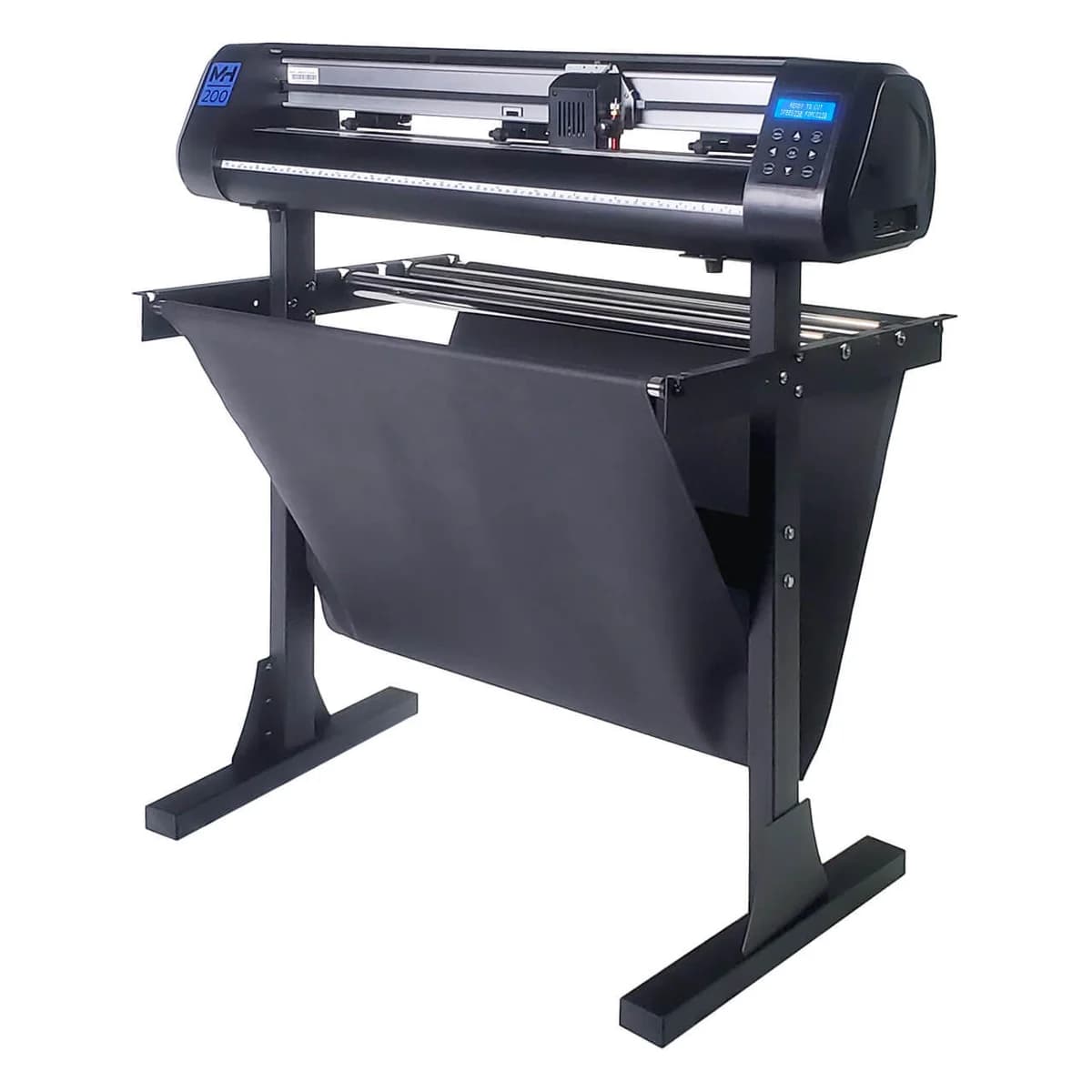 Vinyl cutting plotter machine on floor stand