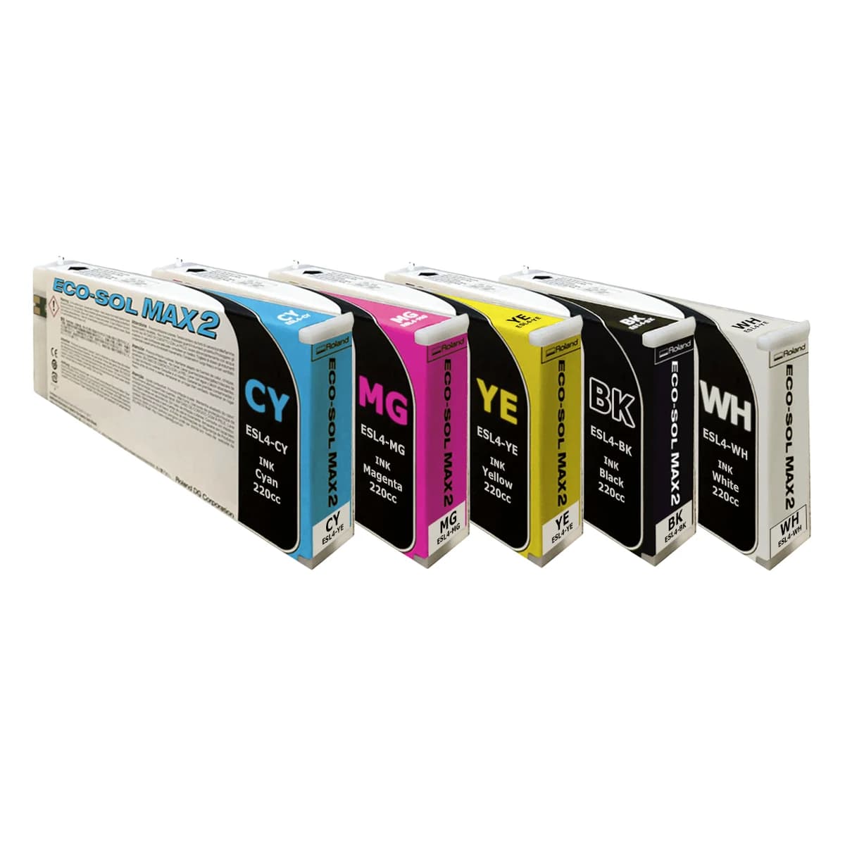 CMYK printing ink bottles for large-format and DTF printers