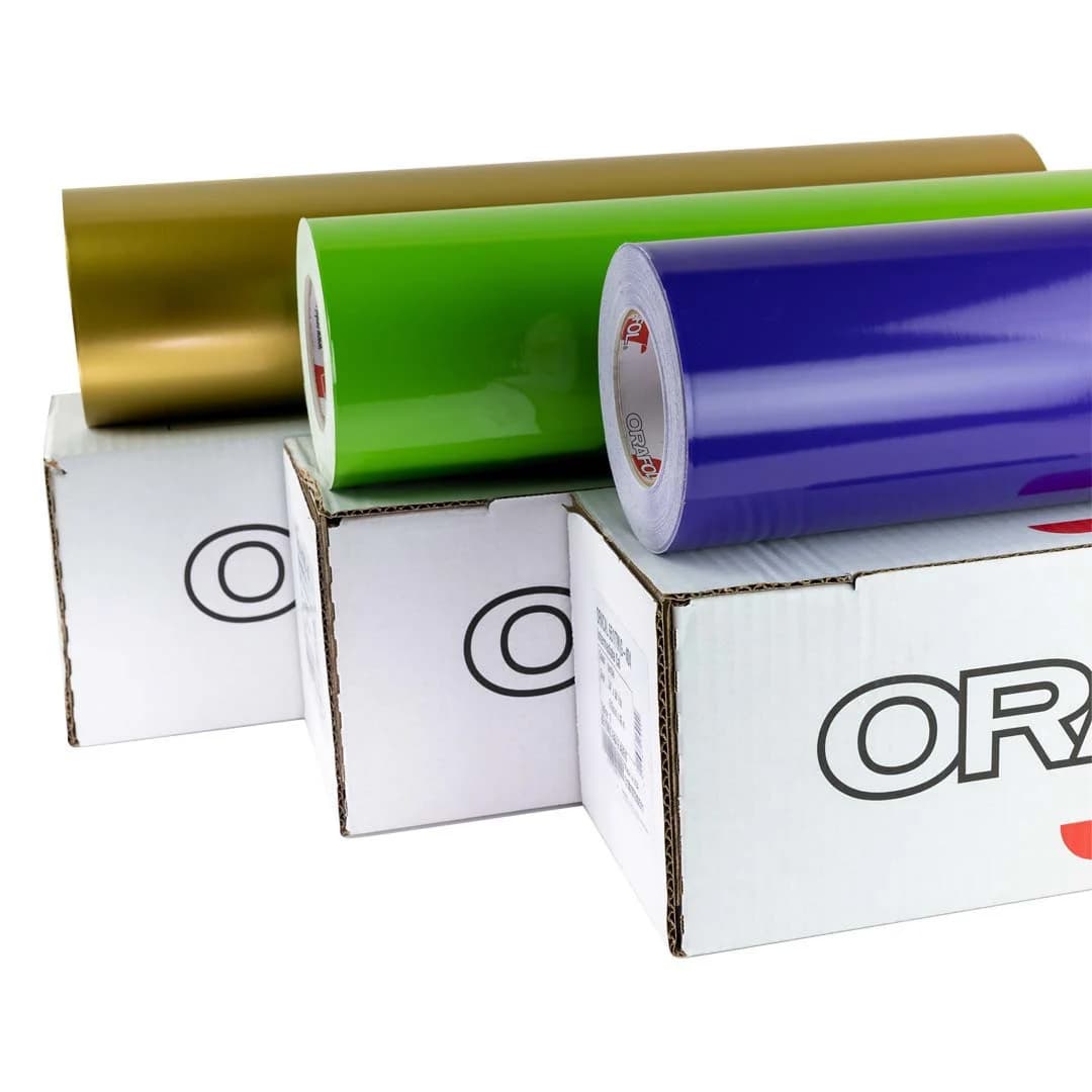 Rolls of self-adhesive vinyl for signage and vehicle graphics